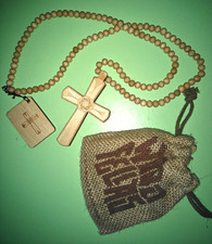 Holzperlenkette 78cm mit  9cm