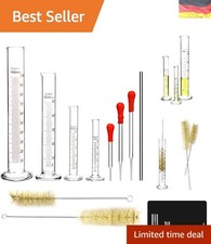 QWORK 4 Pcs Messzylinder Glas