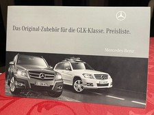 Mercedes-Benz Das Original-Zubehör für die GLK-Klasse Typ X204 Preisliste