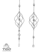 Formano Fensterdeko Hänger Spirale silberEdelstahl mit Glas-584151