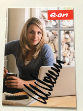  Biathlon Autogrammkarte  " Magdalena Neuner "