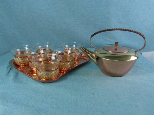 Set teegläser kanne glas - set,
