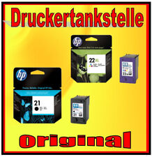 Orig. Patronen HP 21 22XL Deskjet F370 F375 F380 F390 F2180 F2187 F2224 F2280