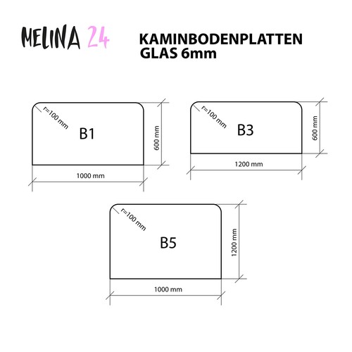 Kamin glasbodenplatte - kamin,