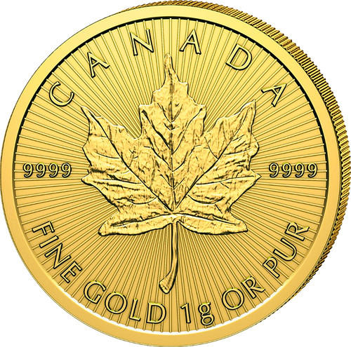 Goldmünze maple leaf g - leaf, 1