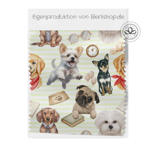 Baumwolle canvas hunde - 50,