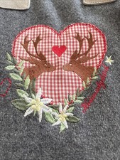 Adelheid Werkstatt des wahren Glücks Tasche , Grau Mit Hirsch