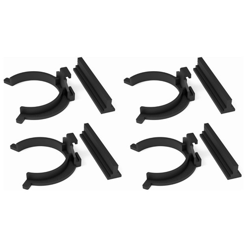 4x sockelleistenclip für - sockelleistenclip,