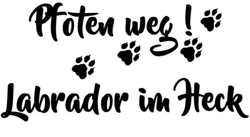Labrador autoaufkleber - labrador,