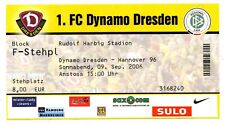 Ticket Pokal Dynamo Dresden - Hannover 96 2006/07