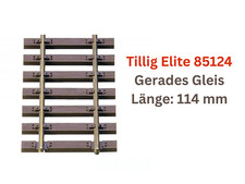 Tillig Elite 85124 Gerades Gleis, Länge 114 mm, H0