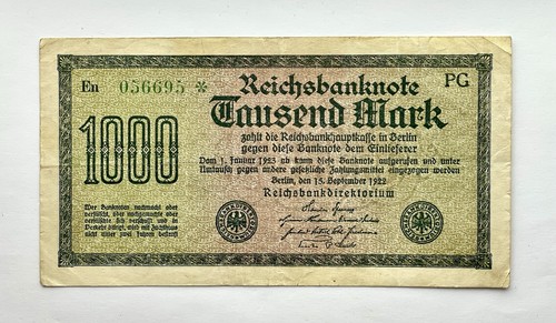 1000 mark reichsbanknote - 1000,