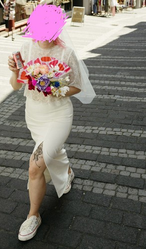 Boho brautkleid zweiteiler - boho,