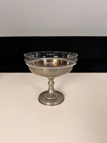 Antik art deco - deco, fußschale