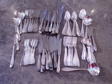 Art-Deko Silberbesteck kmpl