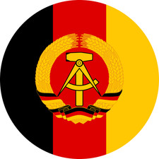 3 x DDR NVA Wappen Set Ø9cm