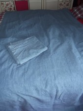 2x Ikea Vorhang,Schal,LENDA,Jeans,Blau,Uni,Baumwolle,132x240 cm,Gardine,Vorhänge