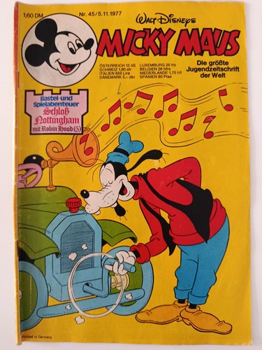 Micky maus 1977 heft 45 - micky,