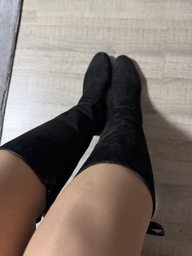 Wildleder stiefel schwarz 5 - stiefel,
