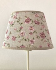 Lampenschirm oval E27 Leinen