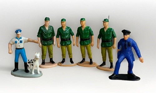Figuren vintage polizisten - figuren,