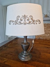 Vintage Tischlampe aus Zinn