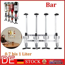 4 Flaschen Getränkeportionierer BarButler Flaschenhalter Getränkespender Wands