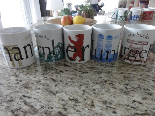 Starbucks city mugs - city,