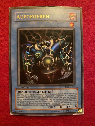 Aufgegeben - yu-gi-oh!,
