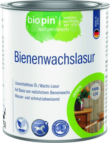 Biopin bienenwachslasur 750 - bienenwachslasur, ml