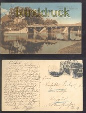 Christianstadt a. B. farb-AK Partie an der Boberbrücke 1917 (d7775)