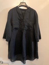 Marc O‘Polo, Hemdbluse, Gr. 38, Schwarz, Bluse, Tunika, 100% Ramie