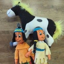 Yakari Plüschtiere kleiner Donner Indianer Pferd Kuscheltiere ohne Tags