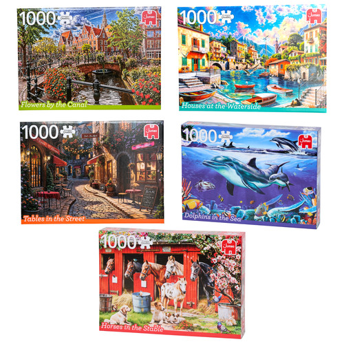 Jumbo puzzle 1000 - puzzle, teile