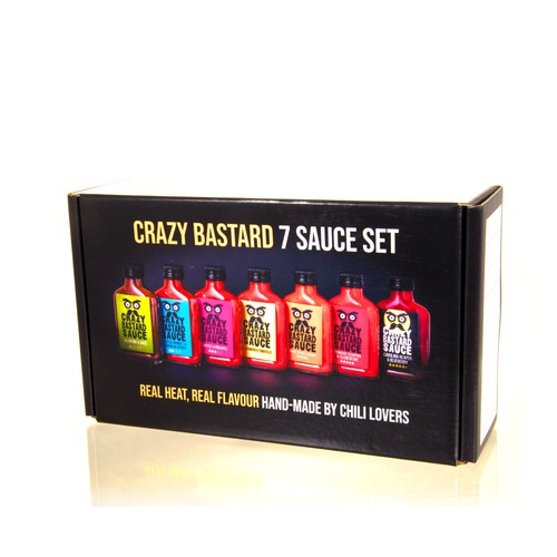 Crazy bastard hot - hot, sauce