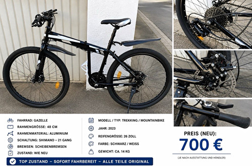 Gazelle trekking mountainbike - gazelle, trekking/mountainbike