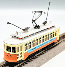 Japan HO Modell Rarität Messing/Metall! Straßenbahn lackiert Zürich - LESEN