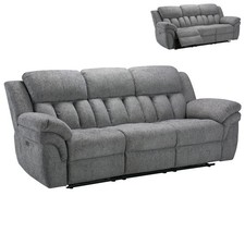 3-Sitzer-Sofa - grau -