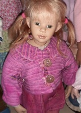  Künstlerpuppe "Johanna" von Susi Eimer. 65 cm