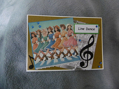 Line dance karte neu - line, karte"***neu**