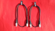 2 x 1m XLR-KABEL mit Neutrik