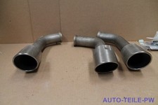 Porsche Cayenne 7P 4.8 Turbo Endrohre Links und Rechts 3 Teile
