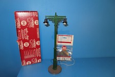 LGB Spur G 50560 3 Elektrische Bahnhofslaterne 2-armig  Spur G in OvP #7631