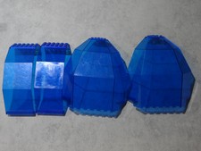 Lego Space Classic 4x Futoron Panel  2408 2409  Trans blue 10x6x11/12 Monorail
