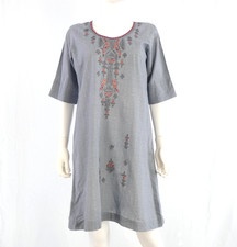 Boho bestickt Folk Tunika