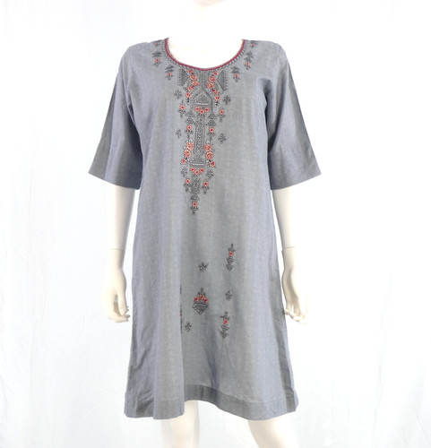 Boho bestickt folk tunika - bestickt,