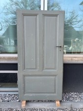 Historische, oberbayerische Kassettentür mit Original-Beschlägen