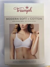 Triumph Modern Soft + Cotton N, BH ohne Bügel, weiss, superbequem