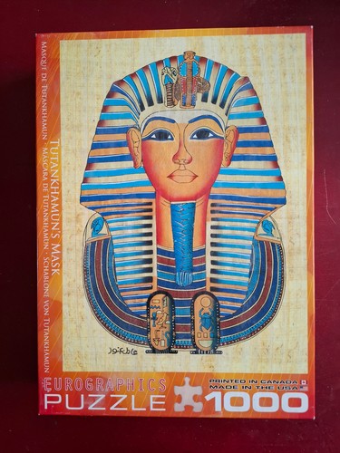 Puzzle tutankhamun mask 1000 - puzzle, tutankhamun's