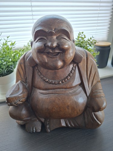 Rar happy buddha holz cm - buddha,
